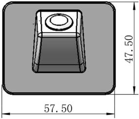 img 1 attached to Камера заднего вида Misayaee для Kia K5 Optima 2010-2014, Cerato(2013-) Hyundai i40 Sedan(2011-), оригинальный дизайн отверстия заднего хода, улучшенное ночное видение (NTSC)