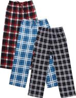 👕 boys' clothing with ekouaer pajama elastic bottoms and convenient pockets logo
