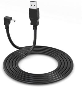 img 4 attached to 🔌 10FT/3M BolAAzul 90 Degree Angled USB 2.0 A to Mini B USB 5 Pin Cable - Right Angle Sync & Charger Cable for TI-84 Plus CE, Graphing Calculator, MP3, MP4, GPS - USB PC Charging Cord