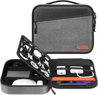 🔌 finpac electronic organizer bag - portable accessories storage for cables, chargers, and devices - ipad pro 11 inch tablet sleeve included logo