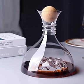 img 2 attached to 🍷 Pellholmen Collection Wine Decanter - Hand Blown Crystal Glass Wine Aerator for Enhanced Flavor and Aroma - Perfect Gift for Wedding, Birthday, Housewarming