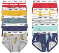 carters 10 pack cotton briefs yellow boys' clothing logo
