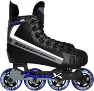 🏒 tronx adjustable inline hockey skates: achieve perfect fit and optimal performance! logo