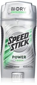 img 2 attached to 🌬️ Stay Fresh All Day with Mennen Speed Stick Deodorant 3oz Power Fresh - 3 Pack (88ml)