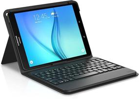 img 1 attached to 🔌 Black ZAGG Messenger Folio Case and Bluetooth Keyboard for Samsung Galaxy Tab A 9.7