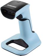 📱 trohestar bluetooth barcode scanner with charging cradle - portable 1d wired & 2.4ghz wireless & bluetooth ccd bar code reader for inventory management logo