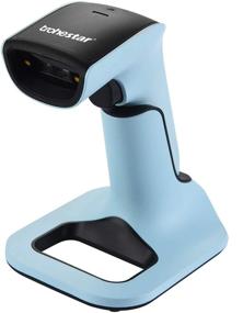 img 4 attached to 📱 Trohestar Bluetooth Barcode Scanner with Charging Cradle - Portable 1D Wired & 2.4GHz Wireless & Bluetooth CCD Bar Code Reader for Inventory Management