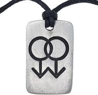 jewelry lesbian pendant necklace adjustable boys' jewelry logo