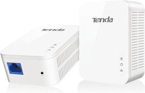 img 4 attached to 💨 Tenda AV1000 Powerline Adapter – Fast 1000Mbps Gigabit Speed, 1-Port, White