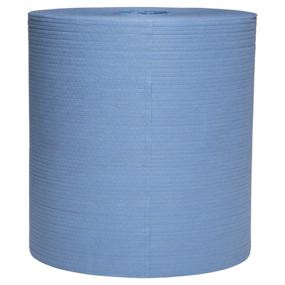 img 3 attached to 🧻 WypAll - KCC41043 X80 Reusable Wipes Extended Use Cloths Jumbo Roll, Blue: 475 Sheets/Case