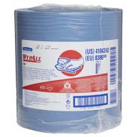 🧻 wypall - kcc41043 x80 reusable wipes extended use cloths jumbo roll, blue: 475 sheets/case logo