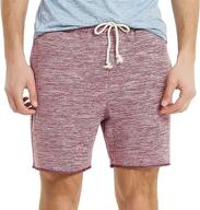 zengjo mens terry shorts elastic pockets sports & fitness логотип