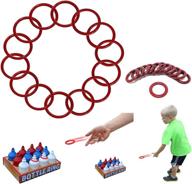 small red ring toss rings - 3 inch, pack of 24: fun outdoor game for all ages логотип