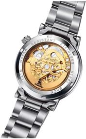 img 2 attached to Automatic Mechanical Rhinestones Stainless Waterproof Women's Watches