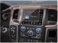 📱 anggy защитное стекло для сенсорного экрана dodge ram 8.4”, 2013-2020 гг. - точная нарезка, улучшенная защита для сенсорного экрана dodge ram 8.4 логотип