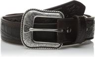 👞 ariat men's black cherry caiman logo