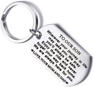 🎓 fustmw inspirational keychain gifts: perfect graduation gift for my son or daughter logo