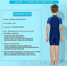 img 2 attached to 🩱 Karrack Protective Swimwear Boys' Clothing and Bathing Suit