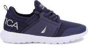 img 3 attached to 👟 Nautica Kids Lace Up Sneaker - Comfortable Running Shoes for Boys and Girls (Little Kid/Big Kid)