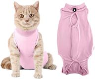 🐱 woledoe cat recovery suit - perfect for spay surgery, skin diseases, and as an alternative to cat cone логотип