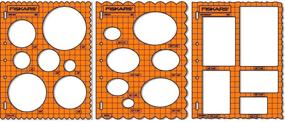 img 1 attached to Fiskars 497570973 Pack No ShapeTemplate Tool