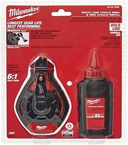 img 1 attached to 🔧 Milwaukee 48-22-3986 Bold Line Chalk Reel: Efficient and Versatile ELEC Tool