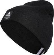 adidas men's amplifier fold beanie: 🧢 stay warm and stylish during cold weather logo