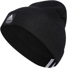 img 4 attached to adidas Men's Amplifier Fold Beanie: 🧢 Stay Warm and Stylish during Cold Weather