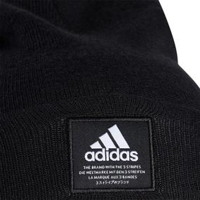 img 2 attached to adidas Men's Amplifier Fold Beanie: 🧢 Stay Warm and Stylish during Cold Weather