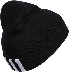 img 1 attached to adidas Men's Amplifier Fold Beanie: 🧢 Stay Warm and Stylish during Cold Weather