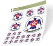 united states sticker scrapbook licensed exterior accessories for bumper stickers, decals & magnets logo