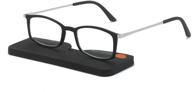 ultra-thin anti-blue reading glasses with anti-glare coating (black, 1.50) logo