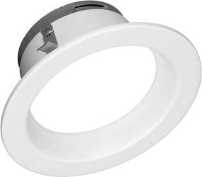 img 4 attached to NICOR Lighting DLR45061203KWH Downlights White