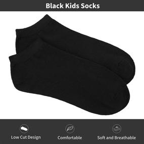 img 2 attached to URATOT Athletic Cushion Pairs Socks for Boys' Clothing