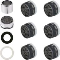 🚿 premium ifealclear faucet aerator insert set: improved water flow restrictors, efficient replacement parts for male and female bubblers - 8 pack logo