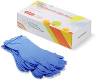 zomchain nitrile gloves kids gloves: latex-free, food grade, powder-free for 4-10 🧤 years - perfect for kids festival preparation, crafting, painting, gardening, cooking, and cleaning logo