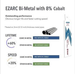 img 2 attached to EZARC 6-Inch Bi-Metal Cobalt Sabre Saw Blades - 14TPI R626PM+ (5-Pack) for Efficient Heavy Metal Cutting