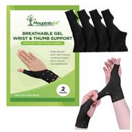 🖐️ flexible silicone gel wrist and thumb brace - 2 pairs for arthritis & carpal tunnel relief логотип