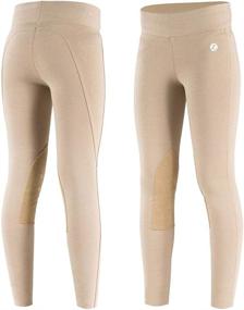 img 2 attached to Horze Junior Patch Active Tights Sports & Fitness and Team Sports