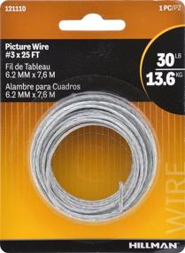 img 1 attached to 🖼️ Hillman Group 121110 Galvanized Picture Hanging Wire - 30 lb: Optimal for SEO