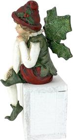 img 1 attached to 🎅 Emmanuel - Santa's Holiday Elf Shelf Sitter Xmas Decoration