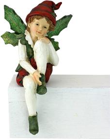 img 4 attached to 🎅 Emmanuel - Santa's Holiday Elf Shelf Sitter Xmas Decoration
