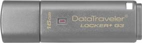img 4 attached to 💾 Kingston Data Traveler Locker + G3 16GB USB 3.0 with Personal Security and Cloud Backup (DTLPG3/16GB)