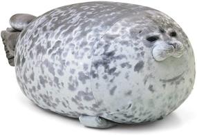 img 4 attached to 😍 17.6-inch Lovely Seal Pillow | Realistic Cotton Stuffed Animal Plush Toy | Ocean Plushies Animal Hugging Pillow Cushion