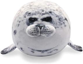 img 2 attached to 😍 17.6-inch Lovely Seal Pillow | Realistic Cotton Stuffed Animal Plush Toy | Ocean Plushies Animal Hugging Pillow Cushion