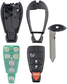 img 3 attached to 🔑 GQ4-53T Keyless Entry Fob with 4 Buttons, 1 PC Programmable Remote Key, Replaces# 56046955, 56046955AG, 56046955AA, 56046955AB, Compatible with 2013-2018 Dodge Ram 1500 2500 3500