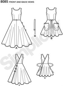 img 1 attached to Simplicity Vintage Lengths Pattern - Sizes 6 8 10 12 14 - Classic Designs for Timeless Style