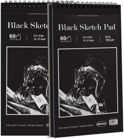 img 4 attached to 5-Pack of 5×8 Double Sided Heavyweight Charcoal Drawing Sheets