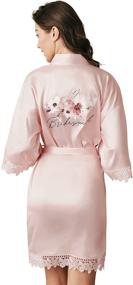 img 4 attached to AW BRIDAL Kimono Pajamas Loungewear Women's Clothing for Lingerie, Sleep & Lounge