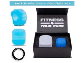 img 2 attached to 👄 Jawzrsize Pop 'N Go - Jaw, Face, and Neck Exerciser | Define Your Jawline, Slim & Tone Face | Look Younger, Healthier | Reduce Stress & Cravings - Facial Exerciser (Beginner Blue)